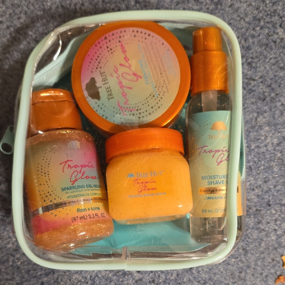 Tree Hut Tropic Glow Exfoliant & Scrub Set - Orange